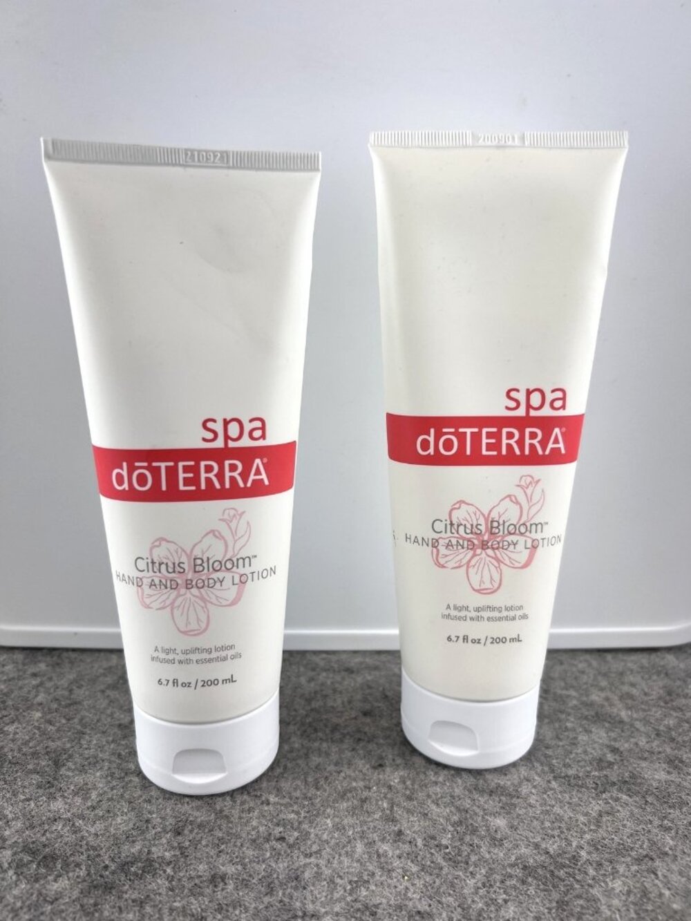 DoTERRA Spa Citrus Bloom Hand & Body Lotion 6.7 Fl Oz 2 Pack Moisturizing Women